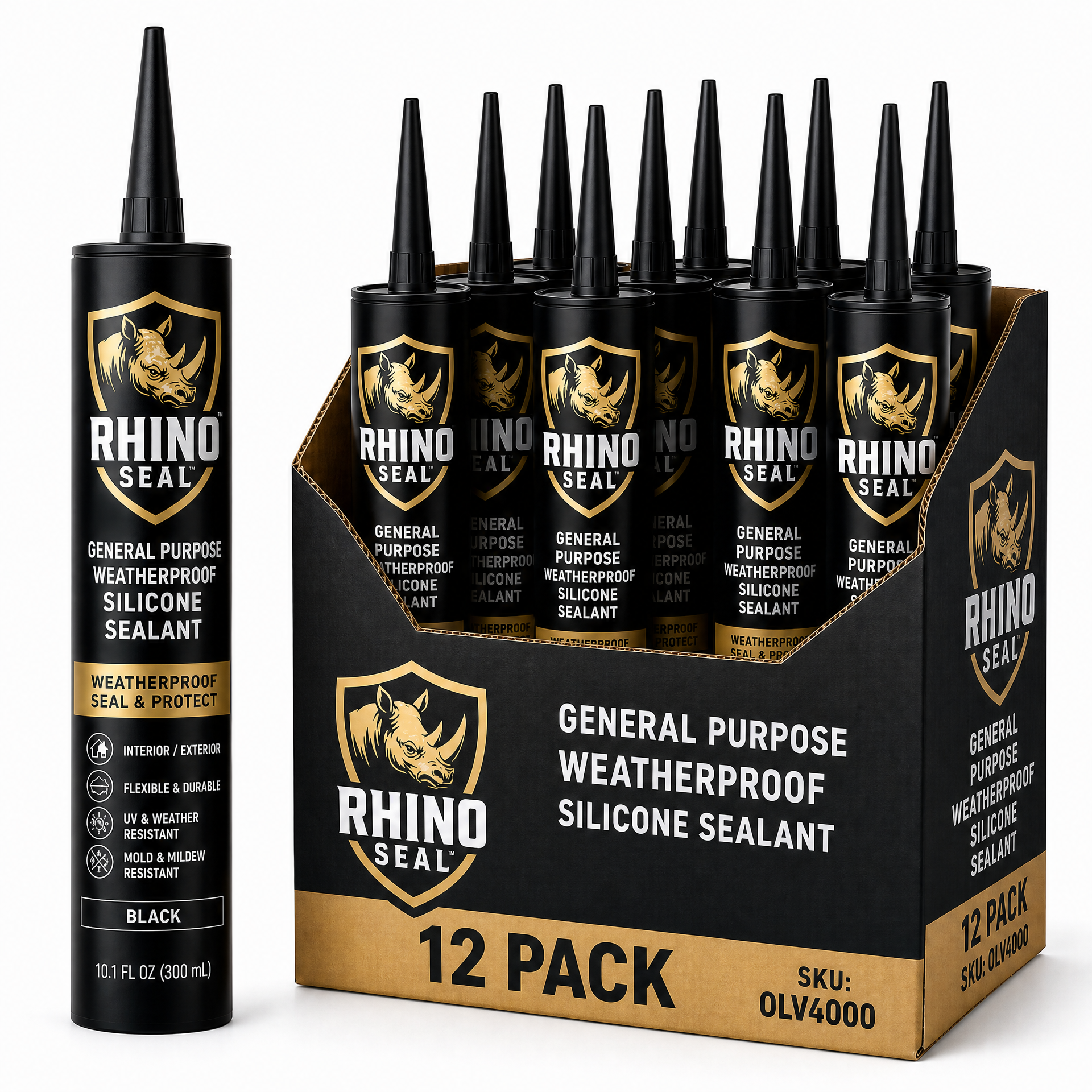 H3 (OLV4000) General Purpose Weatherproof Silicone Sealant
