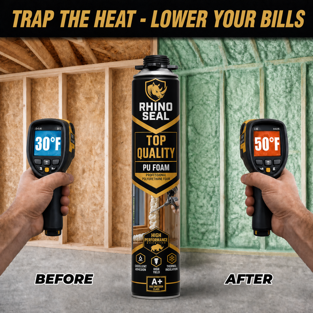 Rhino Seal PU Foam - Trap The Heat